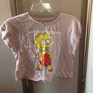 FINAL MARKDOWN Girls old navy Lisa Simpson Graphic T-Shirt large